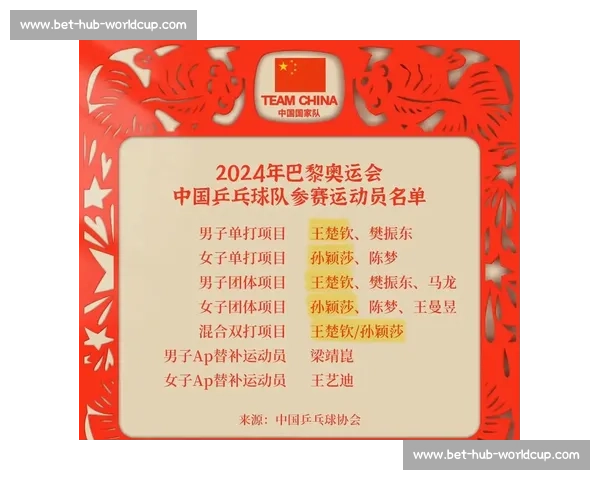 2024巴黎奥运会乒乓球赛程全揭秘，国乒冲金不容错过！